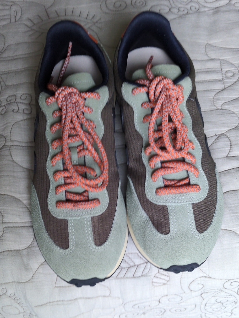 Veja Olive Green/Black/Orange Rio Branco Ripstop sneakers